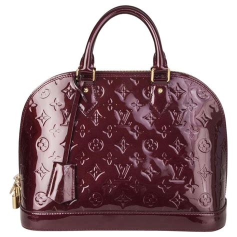 louis vuitton vernis alma pm|Louis Vuitton Alma monogram bag.